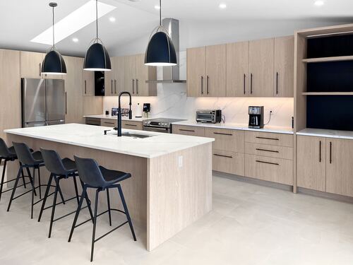 Custom kitchen remodel by Canary Kitchen & Bath